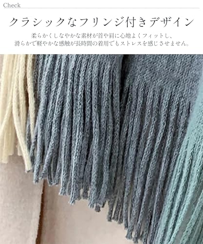 Adcey マフラー レディース ストール 大判 厚手 大判ストール 大判マフラー の商品画像 3