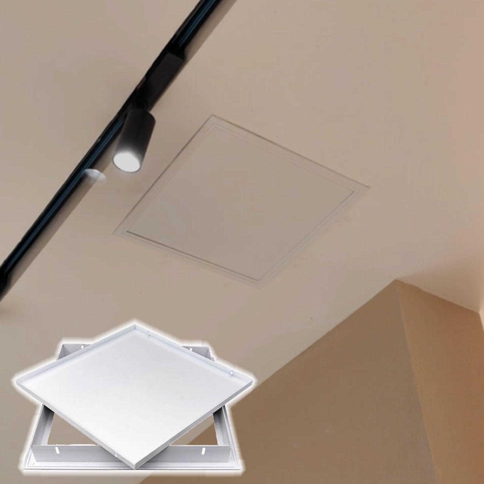 Trappe d'inspection pour accès aux services techniques du plafond en acier haute densité