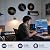 Vieshful Self-Adhesive Acoustic Panels, Soundproof Wall Panels 12"x12"x0.4", High-Density Sound Absorbing, Noise Dampening Panels for Home Office, Studio & Bedroom Decor White 10 Pack