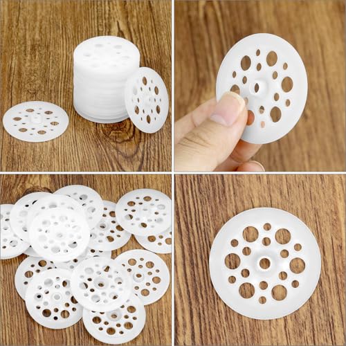 Rondelles en plastique pour mousse rigide QWORK 45mm fixation panneau isolant