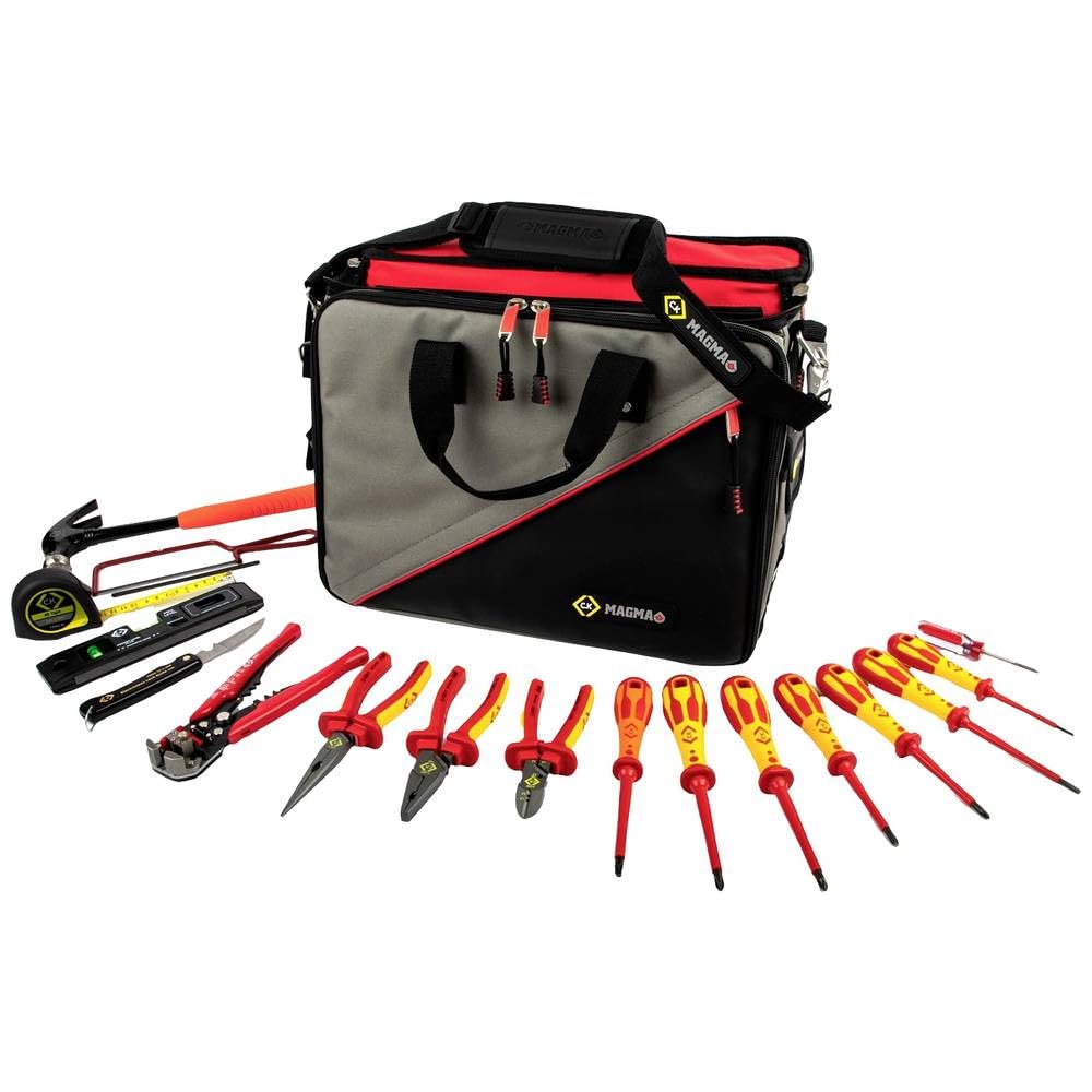 C.K Professional Tool Kit, 18 pcs, Black, (T5982)