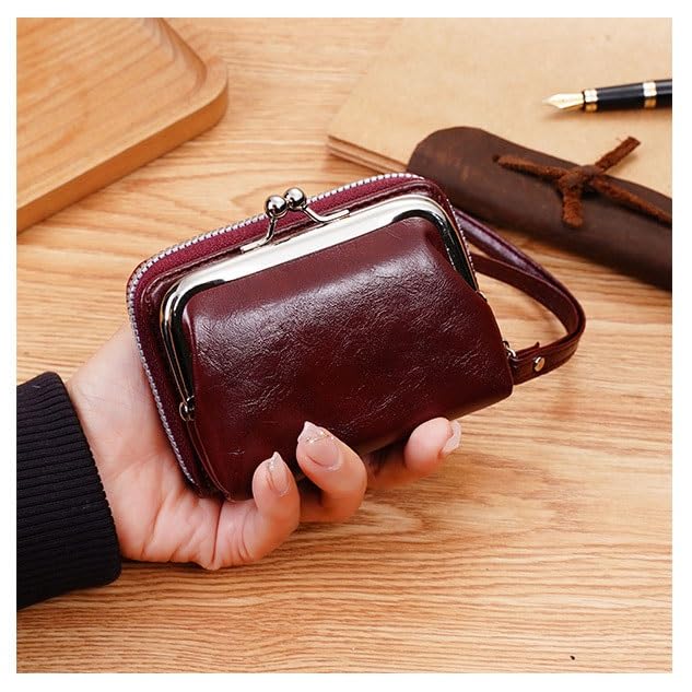 Womans Handbags Coin Purse Cards Holder Leather Billfold Wallet(E)4