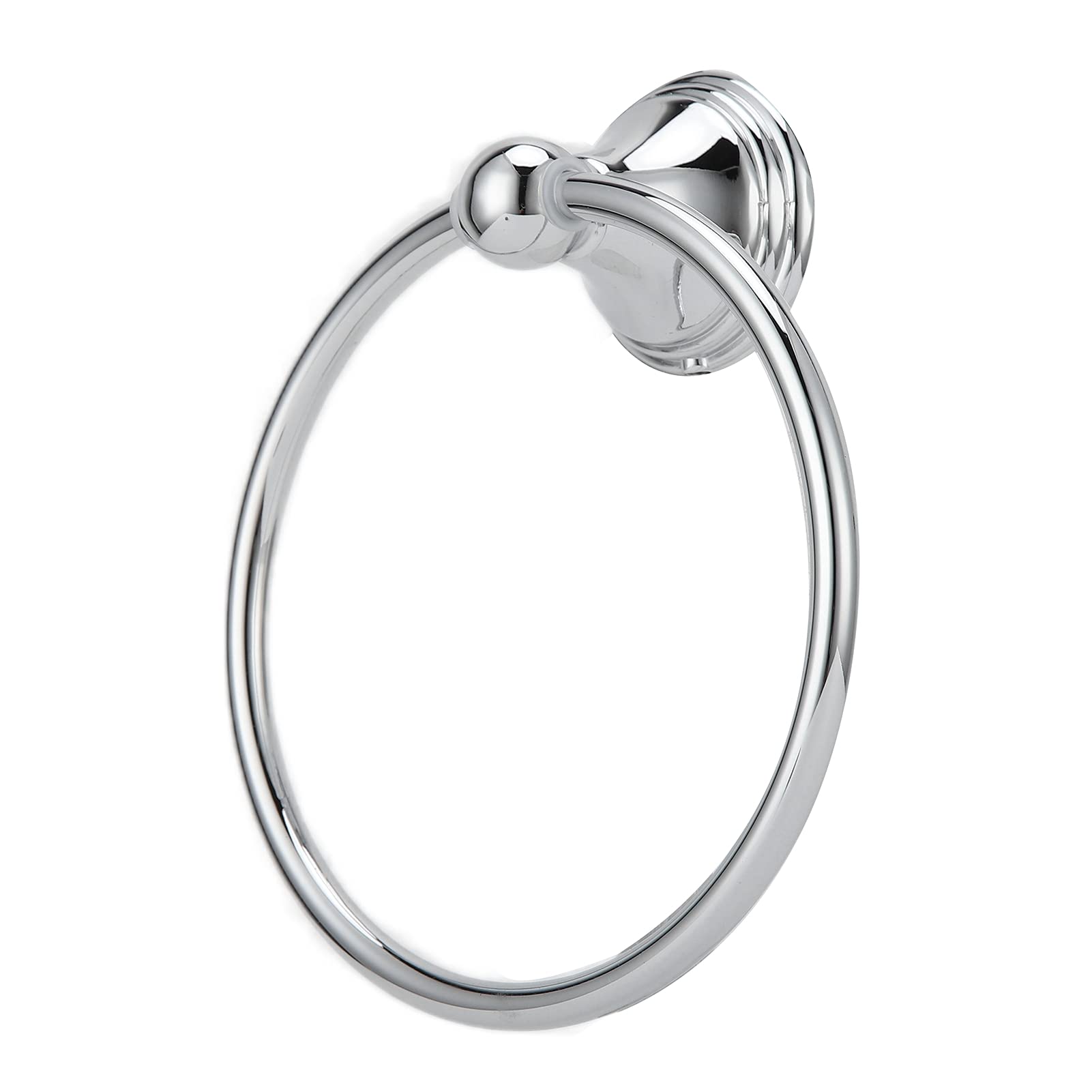 FTVOGUE Mano Toallero Estante Accesorios De Baño Estilo Retro Anillo Cromado 893