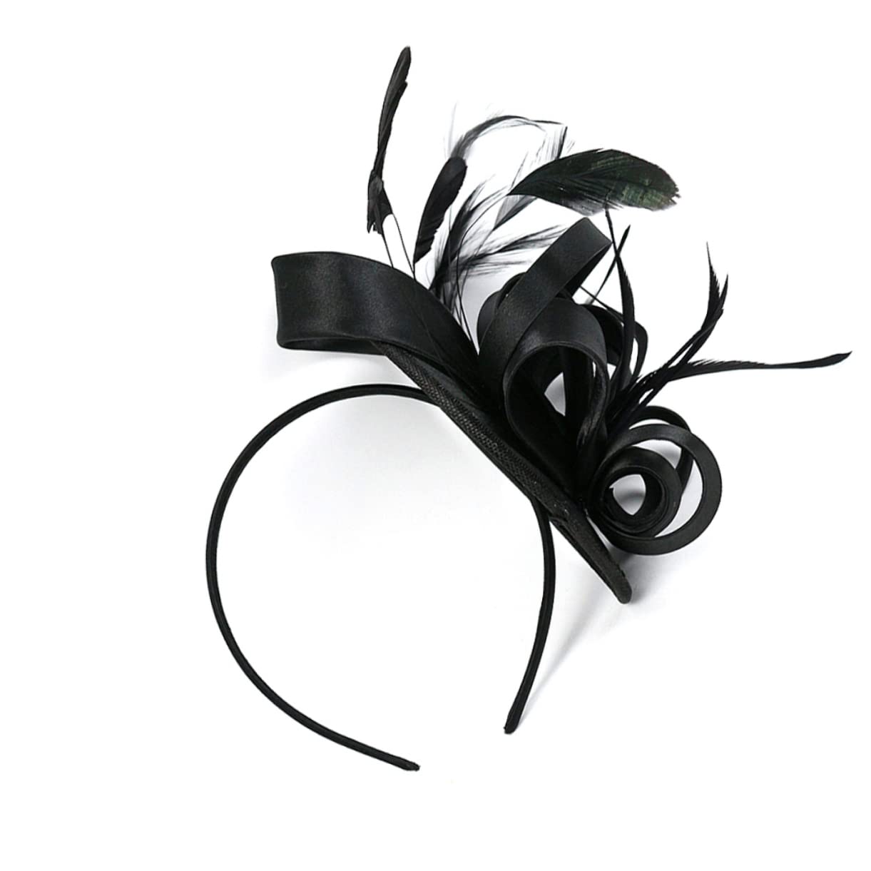 FOMIYES Cuffie Fascia Cappello Donna Fascia Sposa Cappelli Di Fascinator Per Le Donne o Festa Flapper 1920S Flapper Per Fiori Decorazione Copricapo Per La