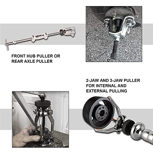 Orion Motor Tech 9Way Slide Hammer Puller Set, Front Wheel Hub Bearing