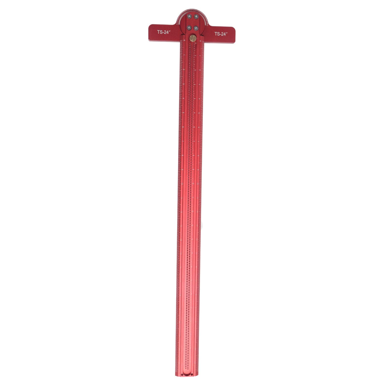 KIMISS Protractor de Regla T Square Ajustable - Ángulo de Aleación de Aluminio de 180 Grados para la Herramienta de Medición de Carpintería, Manualización y Diseño