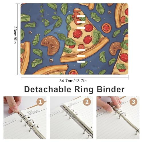 Cuaderno A5 Pizza para organizar tu día a día con estilo y comodidad 2