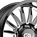 CALI OFF-ROAD SUMMIT Black Wheel with Painted (20 x 10. inches /6 x 135 mm, -25 mm Offset)