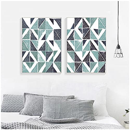 Peinture sur toile moderne de style nordique 60x90cm décoration murale premium