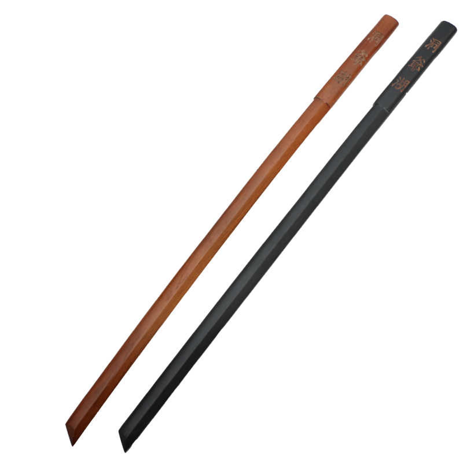 Espadas de Madera para Entrenamiento de Kendo de 100 cm,Espada samurái de Madera,bokken Artesanal para Entrenamiento,Cosplay,utilería,actuaciones y Regalos (Negro/marrón)