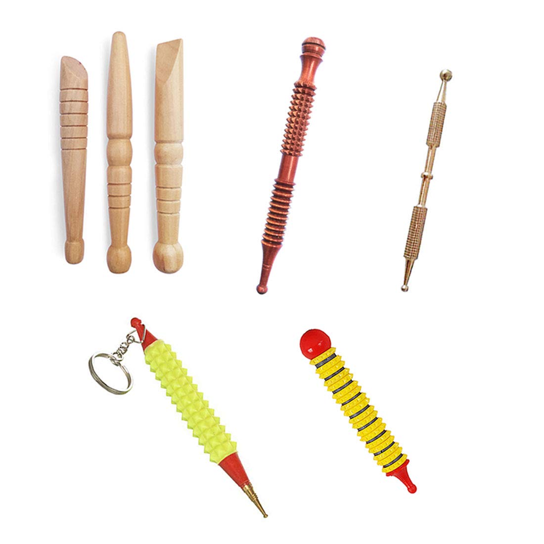 Deltakart MS540 Acupressure & Su-jok Jimmy Tools Combo Set (Pack of 5 Items) (Natural Care) For Stress and Pain Relief (B08VGR2HRB) Amazon Price History, Amazon Price Tracker