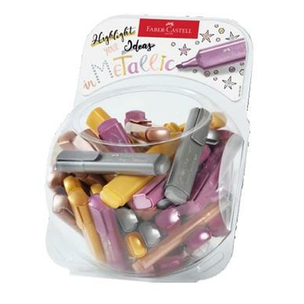 Faber Textliner Textliner 46 Metallic Bonboniere 80 Stück verschiedene Farben