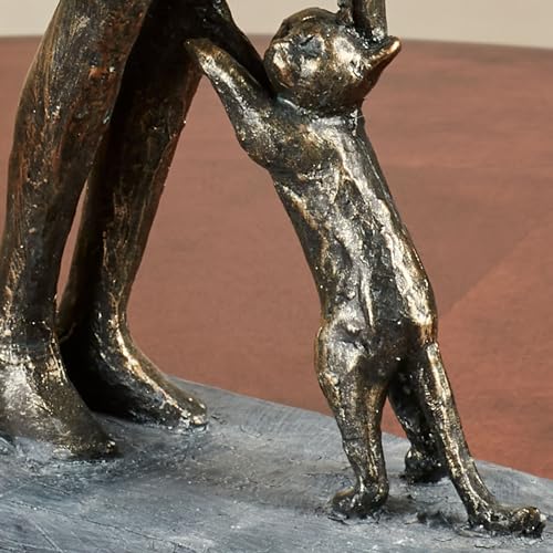 Escultura de mesa persona y gato Touch of Class miniatura 5