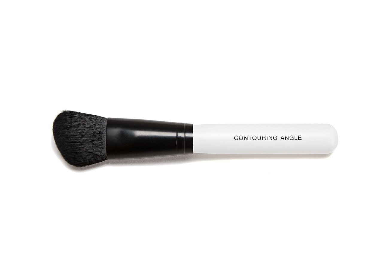 Bare Face Minerals Professional Contouring Angle Brush | Angled Contour Brush | Bronzer | Bronzing | Blusher | Blush | Extra-Soft Synthetic Powder Brush | Makeup Brushes