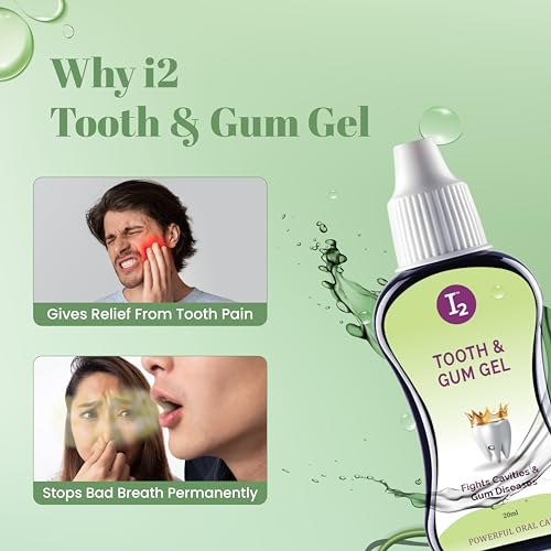 Image of Tooth & Gum Gel | Prevents Gum Swelling, bleeding & infections | Treats Mouth Ulcers and Oral Cavities | 20 ml (Pack of 4)