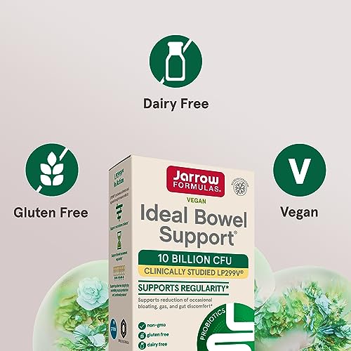 Jarrow Ideal Bowel Support, Probiotic 10 Billion CFU, 30 Capsules - image 5