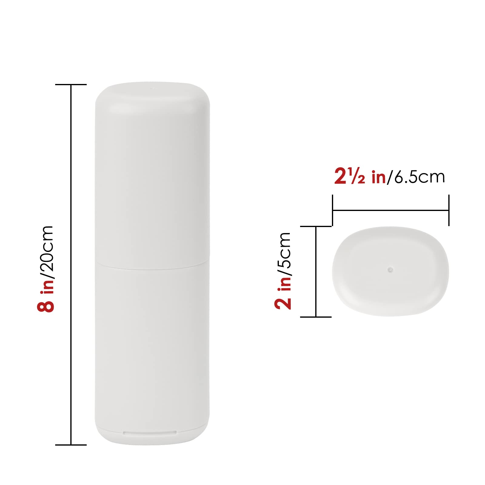 Linkidea 2 Pack Travel Toothbrush Toothpaste Storage Case, Portable Gargle Toothbrush Containers - Image 2