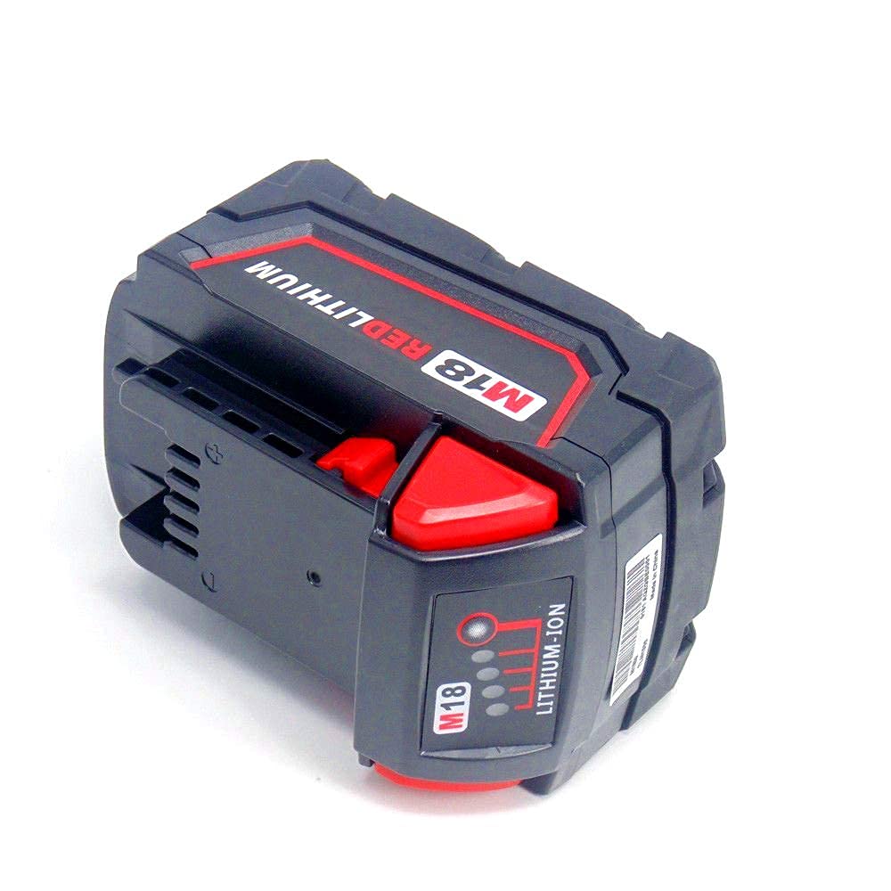 per caricabatterie Milwaukee da 18V con batteria 18V 5000mAh da 2 pezzi per chiave a impulsi Milwaukee M18 48-11-1828 48-11-1840 C18B M18BX Li18 M18B4 M18 XC