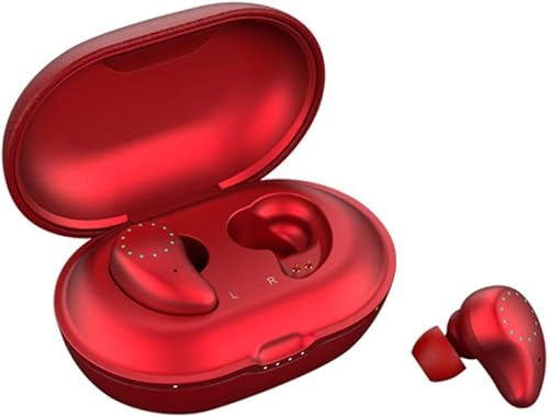 Cuffie Bluetooth Wireless Bluetooth 5 0 Mini Auricolari Stereo Ear Cuffie Sport Portatili Twins Cuffie Cuffie Stereo Isolamento Acustico Per IOS Android Red Cuffie Bluetooth Wireless Bluetooth 5 0 Mini Auricolari Stereo Ear Cuffie Sport Portatili Twins Cuffie Cuffie Stereo Isolamento Acustico Per IOS Android Red