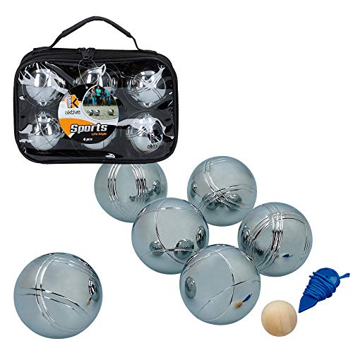 Aktive 54036 - Set juego de petanca 6 bolas Sports
