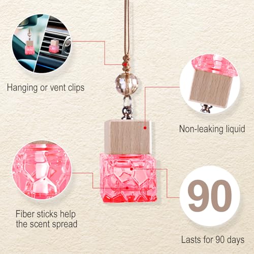 Image of L'odeur Vill Car Fresheners, 2Pack Vent Clips Car Diffuser, Up to 180 Days Long Lasting - Encounter