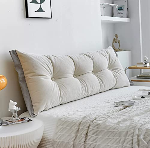 Coussin de dossier haut de gamme pour lecture au lit et canapé relaxation chic