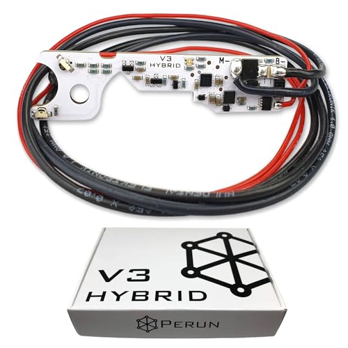 Image of Perun Mosfet Upgrade for AEG Airsoft Rifle V2 Tokyo Marui Gearbox V3, G&G ETU Gearbox, Krytac Kriss Vector, VFC G28 /HK417 Gearboxes, and HPA Systems - Programmable Fire Modes, Precocking, DMR Mode