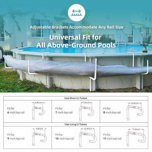Soporte Ajustable para Cubierta Solar de Piscinas 5 Unids miniatura 4