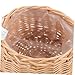 Parliky Woven Flower Girl Basket with Handle Versatile Decorative Flower Basket for Weddings Parties Home Storage Outdoor Picnics Compact Stylish Design for All Occasions
