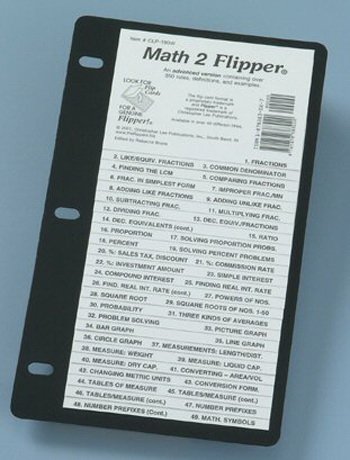 Math 2 Flipper/Clp190W (Basic Facts Handy Reference Flipper ...