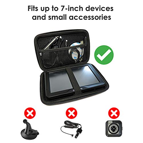 Ramtech Hard Travel Carrying Case For 6 7 Inch Gps With Stylus Pen & Screen Protector, Compatible With Garmin Dezl 760 Lm/Lmt, 770 Lmthd, 780 Lmt-S, Dezl Otr610 Otr700, Otr710, Dezlcam 785 Lmt-S, Hc7 #TOP2