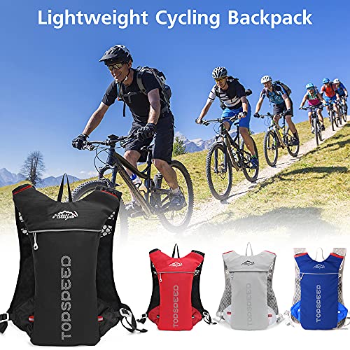Tomshin Mochila 5L de grande capacidade para ciclismo ao ar livre Mochila leve de equitação para cam