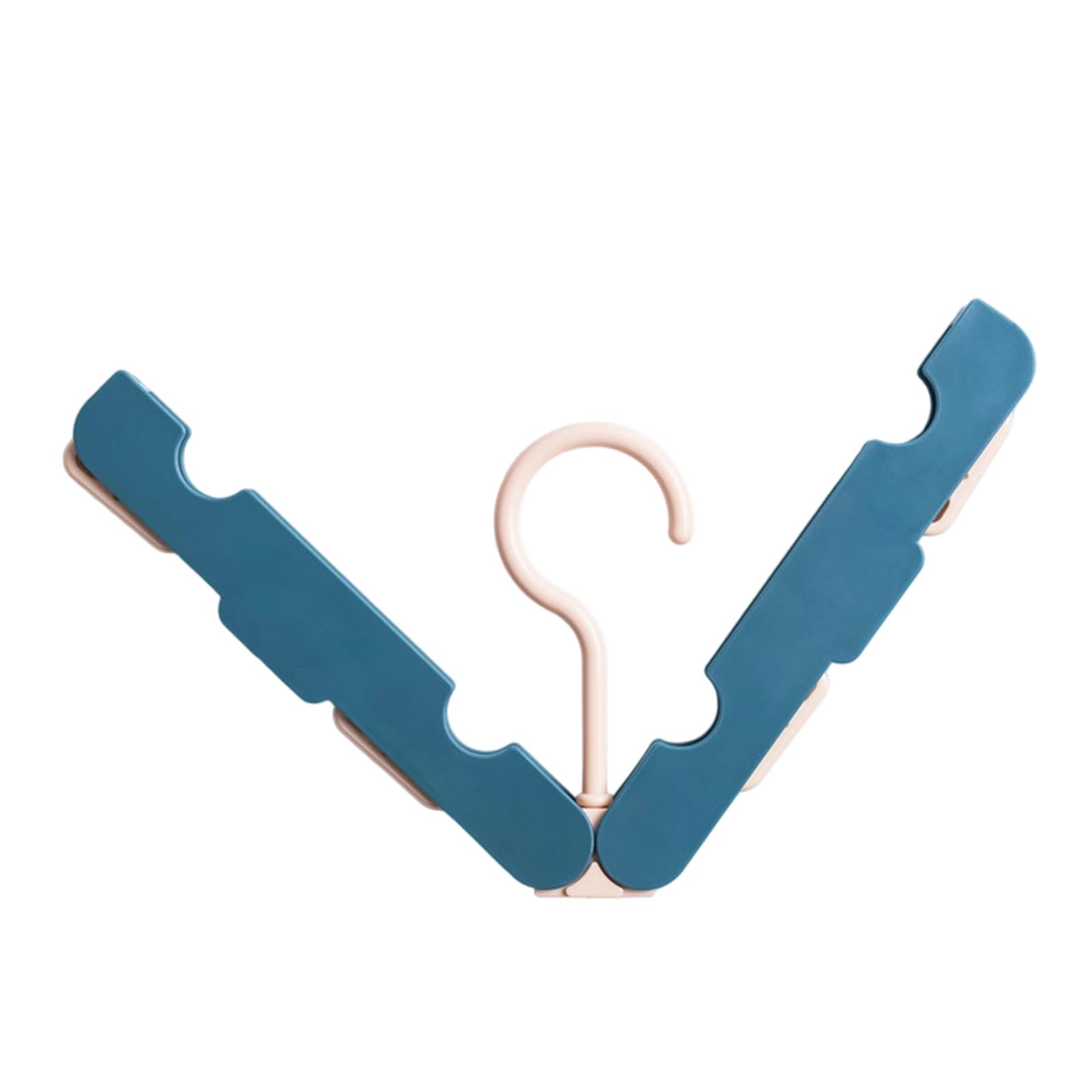 LUCKGONI Portable Foldable Clothes Hanger for Travel Folded Expanded ABS Sturdy Nonslip Multiple Color