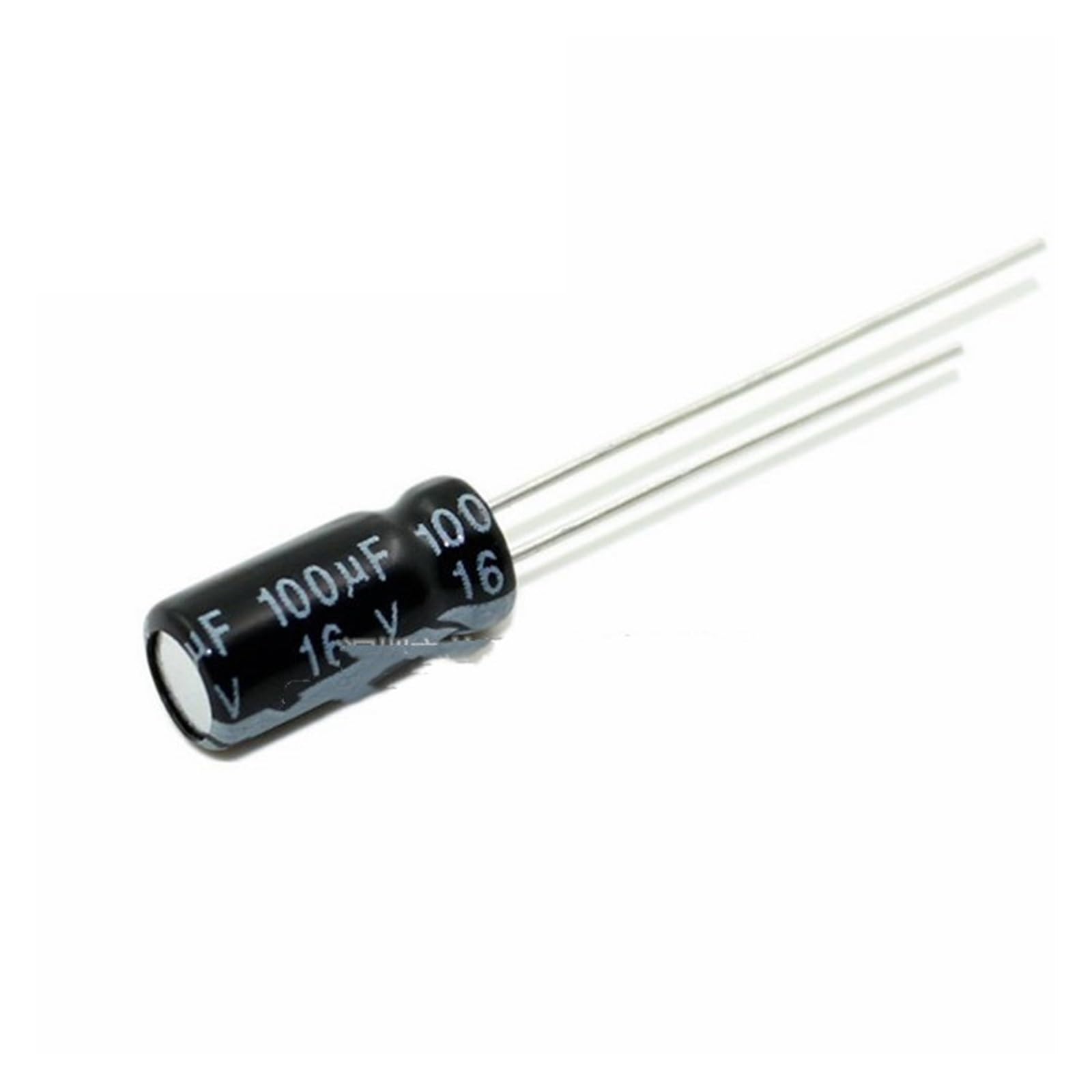 ICXLPMC 50PCS Direct electrolytic capacitor 100UF 16V 5 * 7mm