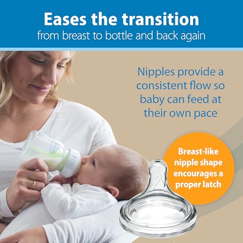 dr brown39s natural flow anti-colic options wide-neck glass baby bottles 5 oz150 ml with level 1 slow flow nipple 3 pack 0m