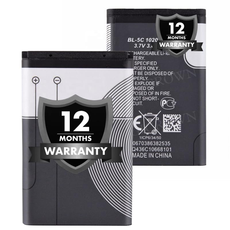 Image of Original BL5C BL-5C Battery for Nokia 2310 - (1020mAh) - 1 Year Warranty