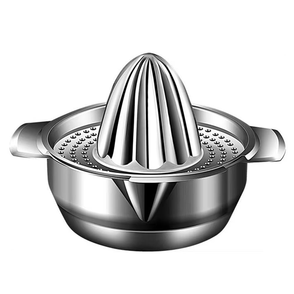 CTRLZS Orange Juicer Manual Household Fruit Squeezer Hand Juicer Reamer Press with Strainer Dishwasher Safe for/Oranges
