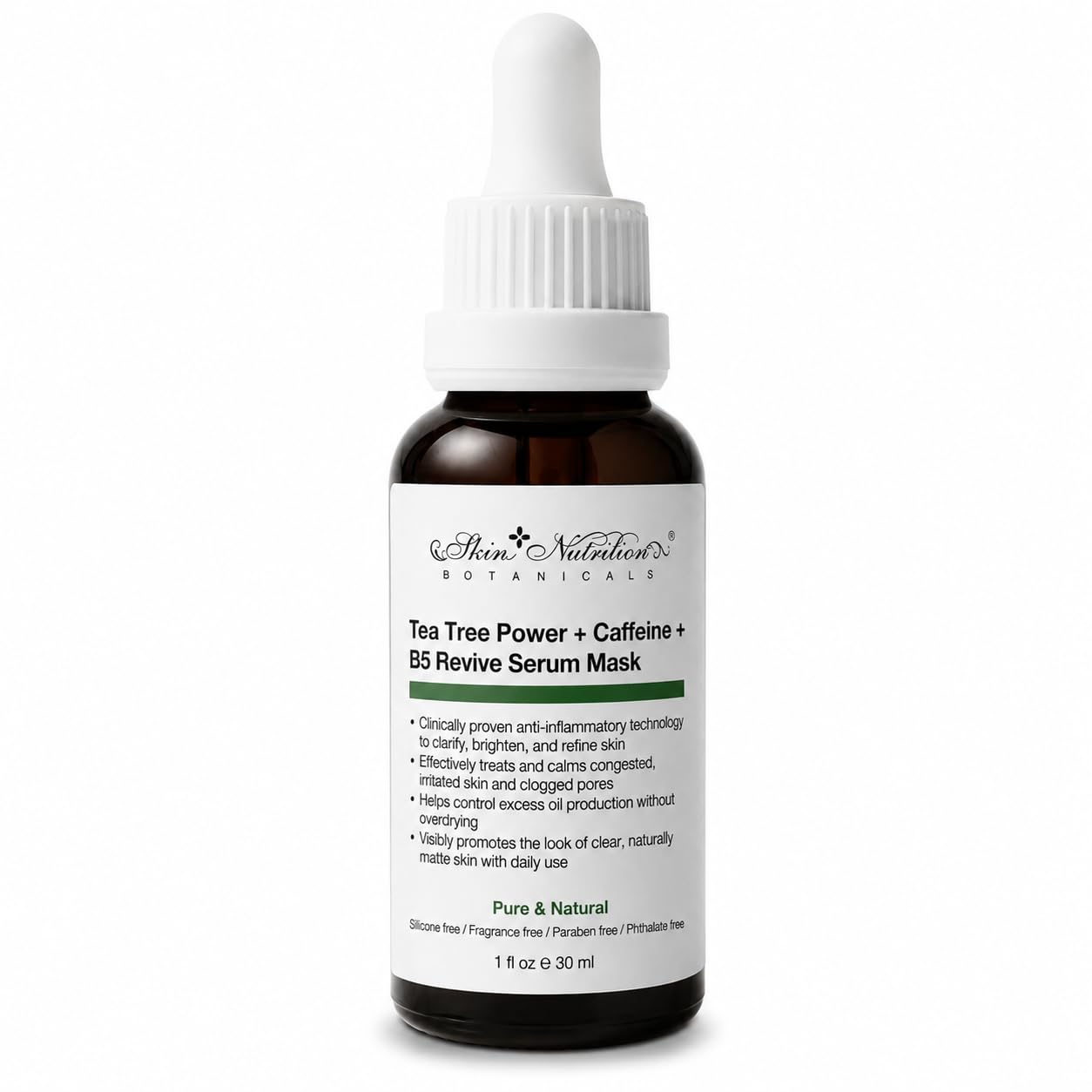 Skin Nutrition Botanicals Tea Tree Power + Caffeine + B5 Revive S...