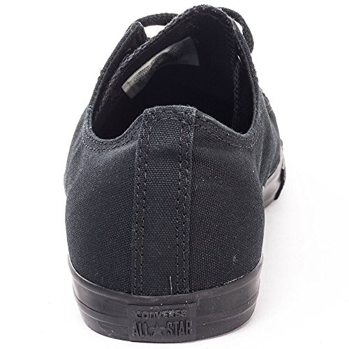 Image of Converse Chuck Taylor All Star Lean Ox Mens Trainers Black Black - 3 UK