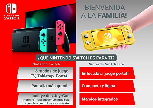 Nintendo Switch - Consola Nintendo Switch Rojo / Azul neón (Modelo 2019) + Mario Kart 8 Deluxe - Edición limitada