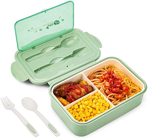 Fiambrera Lunch box Bento Compartimento para comida Box, Para ni�os y adultos Fiambrera 1400 ML / Herm�tica / Apta para microondas y lavavajillas.