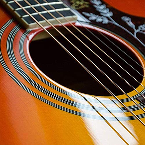 Lot de 3 cordes de rechange pour guitare en acier - Les Beatles, Paul McCartney, John Lennon, RIngo Starr, George Harrison Lot de 3 cordes de rechange pour guitare en acier – Image 4