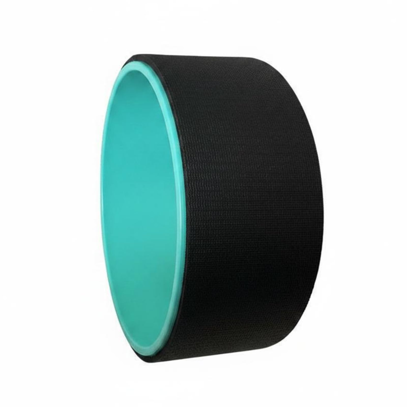 High-Density Mind-Body Practice Wheel Iyengar Method Cork Mind-Body Practice Wheel Improves Flexibility Stretching Aid Eco-Friendly for Home Workout, Aqua Green - Black-image-45
