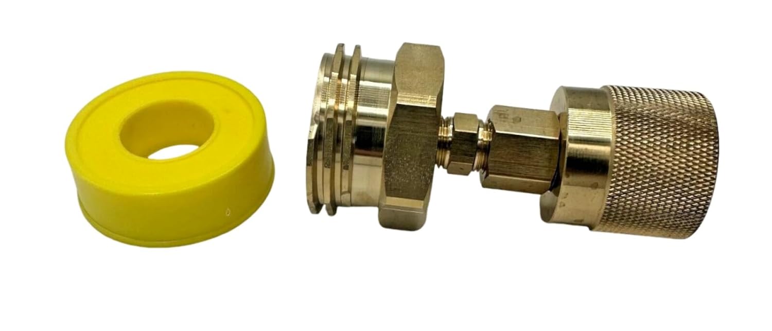 7141-210 Female 1-3/4" Acme Thread Vapor Liquid Transfer Valve Adapter Fill - for FORKLIF Truck Parts - Female 1-1/4" Acme Forklift Tank Connection