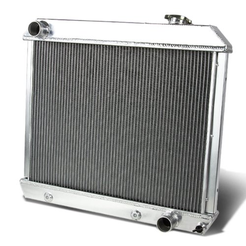 Image of DNA Motoring RA-CHEVYT63-3 3-Row Full Aluminum Radiator Compatible with 1963-1966 Chevy C10 /C20 /C30 /K10 /K30, 1961-1962 Dynamic, 1961-1966 Bonneville /Catalina MT