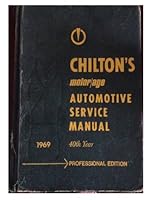 Chiltons Auto Repair Manual 1969 B000PZTWMM Book Cover