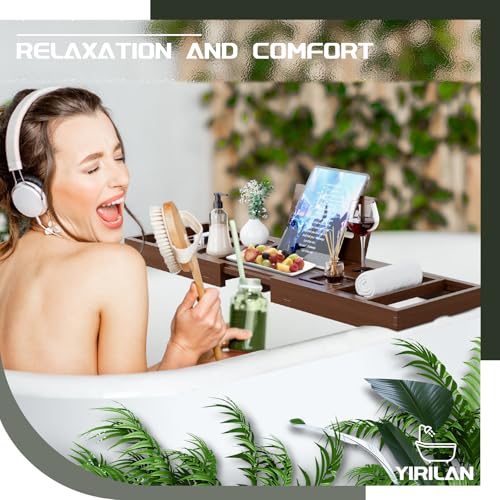 Bandeja de baño expandible para disfrutar de un spa relajante en casa 5