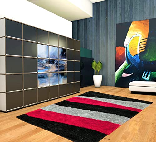 Alfombra salón, habitación, Dormitorio, Comedor, Alfombra Grande de Pelo Largo, alfombras salón Modernas, Lavables,...