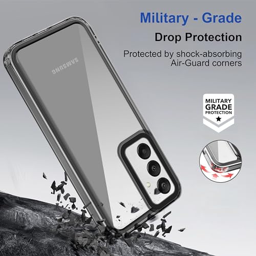 Zapcase Back Case Cover for Samsung Galaxy M35 5G | Compatible for Samsung Galaxy M35 5G Back Case Cover | Case Cover with Camera Protection | (TPU + PC | Translucent Black) - Image 5