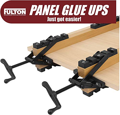 2 Pack of 4 Way Pressure Clamps For Clamping Panels - Using Pressure From All Four Directions. Ideal For Woodworkers and Cabinet and Furniture Makers, Black - Thumbnail 3